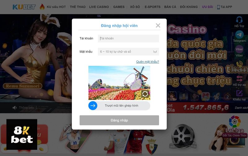 Đăng Nhập 8kbet - Truy cập đúng địa chỉ và nhập thông tin Đăng Nhập 8kbet - Truy cập đúng địa chỉ và nhập thông tin